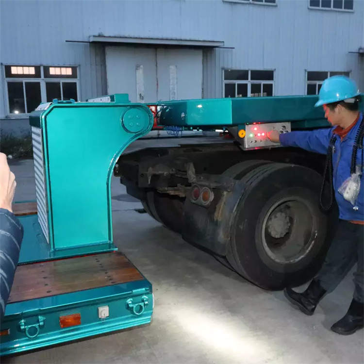 2axle 30t/40t Low Bed Semi Truck Trailer for Sale | Yangzhou Vulcan Machinery Manufacturing Co., Ltd