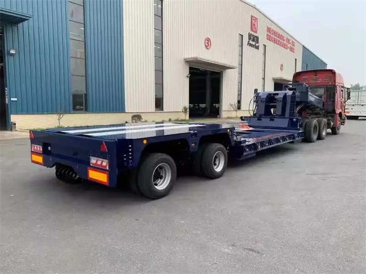 3 Axle 80 Ton Detachable Gooseneck Trailer | Yangzhou Vulcan Machinery Manufacturing Co., Ltd