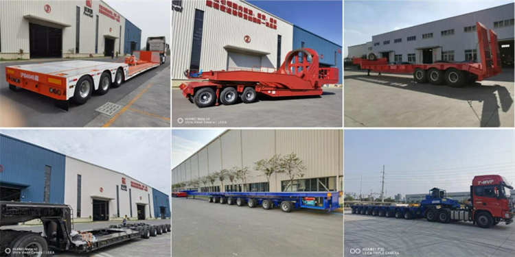 Single Axle 20ft 40ft Container Flatbed Semi Truck Trailer | Yangzhou Vulcan Machinery Manufacturing Co., Ltd