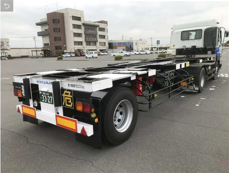 Galvanized Full Trade Skeleton Container Chassis Semi Truck Trailer | Yangzhou Vulcan Machinery Manufacturing Co., Ltd