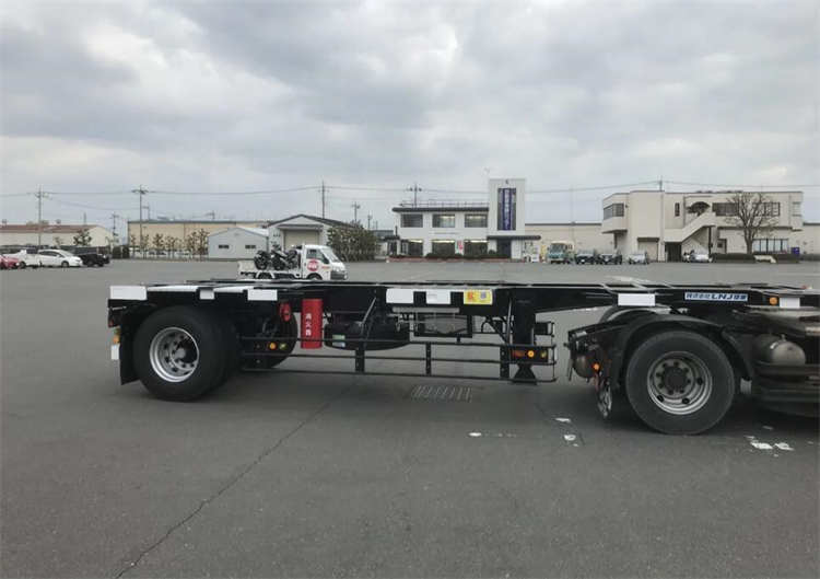 Galvanized Full Trade Skeleton Container Chassis Semi Truck Trailer | Yangzhou Vulcan Machinery Manufacturing Co., Ltd