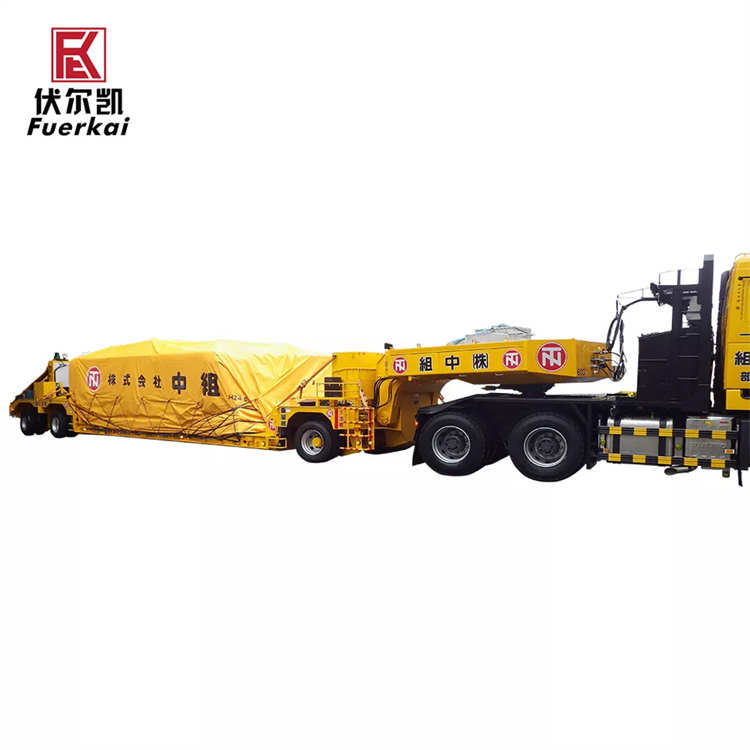 Gooseneck Lowboy Platform Trailer for Heavy Duty | Yangzhou Vulcan Machinery Manufacturing Co., Ltd
