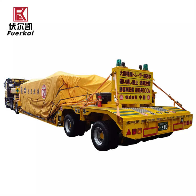 Gooseneck Lowboy Platform Trailer for Heavy Duty | Yangzhou Vulcan Machinery Manufacturing Co., Ltd
