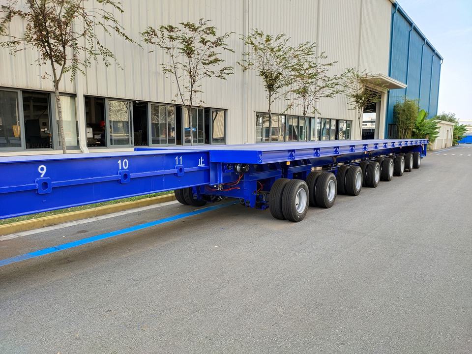 20m+12m可扩展风力涡轮机刀片运输半挂车 - 扬州市伏尔坎机械制造有限公司