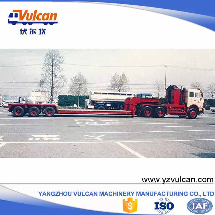 Wholesale Equipment Electrical Tug Dual Axle Semi Truck Trailer | Yangzhou Vulcan Machinery Manufacturing Co., Ltd
