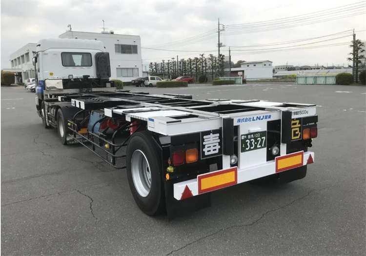 Skeleton Container Chassis Semi Truck Trailer