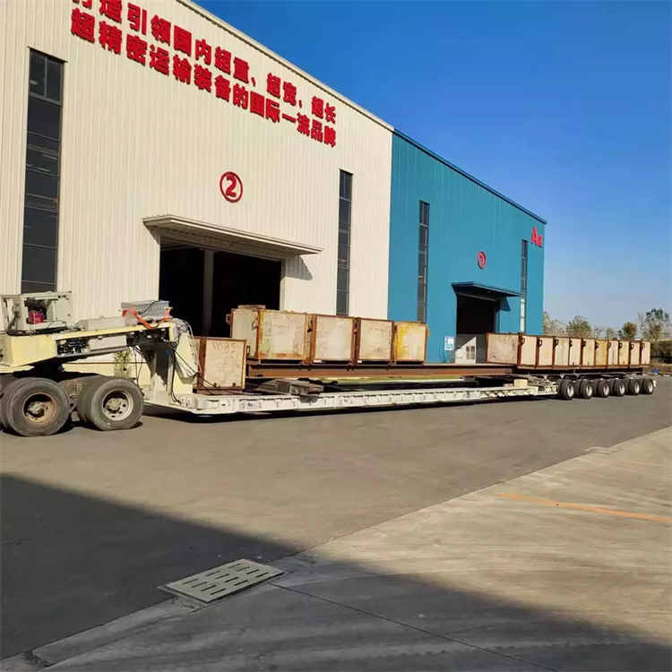 Hydraulic Low Platform Lowboy Semi Truck Trailer
